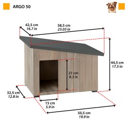 FERPLAST ARGO 50 Niche Bois...
