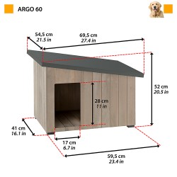 FERPLAST ARGO 60 Niche Bois...