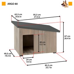 FERPLAST ARGO 80 Niche Bois...