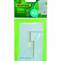 Caches BASFIX X2 Blanc-NORTENE
