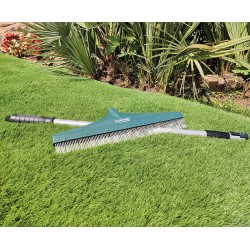 Balai à gazon BRUSHY 1X1M Vert