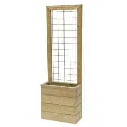 Jardinière avec treillis...