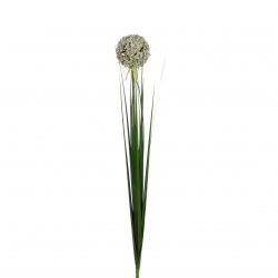 Tige D'Allium Blanc En Pvc...