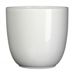 Cache-Pot Tusca Rond Blanc...