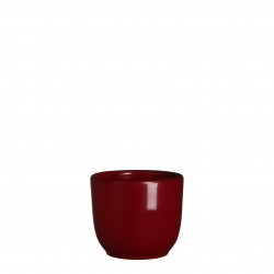 Cache-Pot Tusca Rond Rouge...