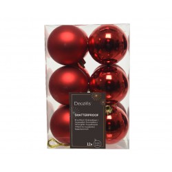 Boite De Boules Rouge Nol...