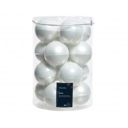 Boite De Boules Blanc Hiver...