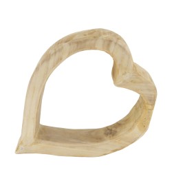 Coeur Naturel En Paulownia...