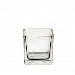 VASE Cube VERRE transparent...
