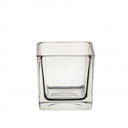 VASE Cube VERRE transparent...