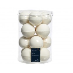 Boite De Boules Blanc Laine...