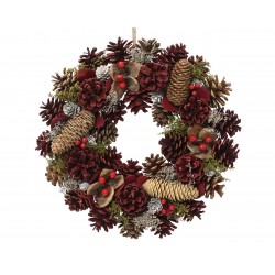 Couronne Pomme De Pin Rouge...