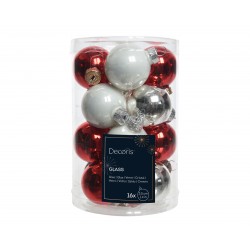 Boite De Boules Rouge Blanc...
