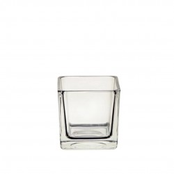 VASE Cube VERRE transparent...