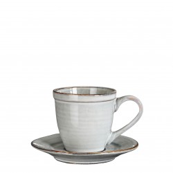 Tasse+Soucoupe Tabo  Gris...