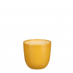 Cache-Pot Tusca Rond Ocre...