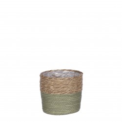 Panier Rachel Naturel/Vert...