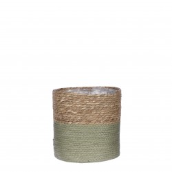 Panier Rachel Naturel/Vert...