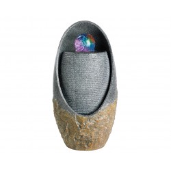Fontaine Boule Led Gris...