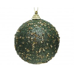 Boule Sequins Mousse Vert...