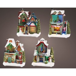 Maison Noel Led/Pile...