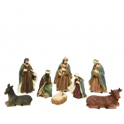 Set 8 Santons Multicolore...