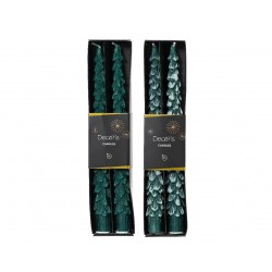 Cierge Sapin X2 Vert En...