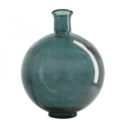 Vase Boule Gris En Verre...