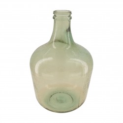 Vase Bouteille Bullée Beige...