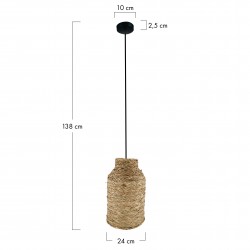 Plafonnier Cloche Naturel...