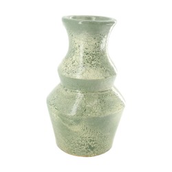 Vase Craquelé Vert En Terre...
