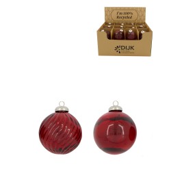 Boule À Suspendre Rouge En...