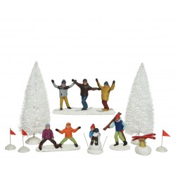 Figurine Ski/Sapins X10 En...