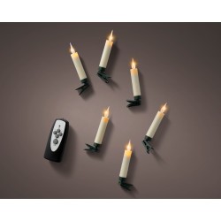 Bougie Led Sur Clip Flamme...