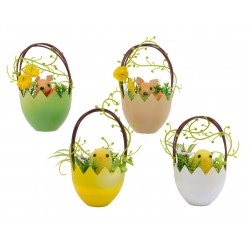 Panier Oeufs Avec Poussin...