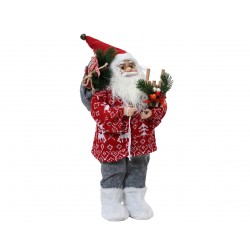 Père Noël Hotte+Luge Rouge...