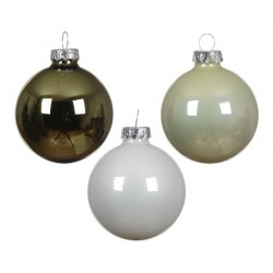 Boule Unie Vert/Blanc Ø8 En...