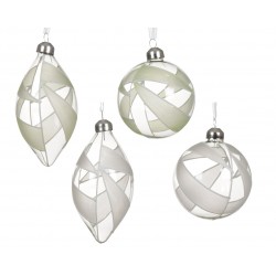 Boule/Olive Blanc Ø8 En...