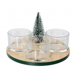 Set Tapas 3 Verrines Sapin...