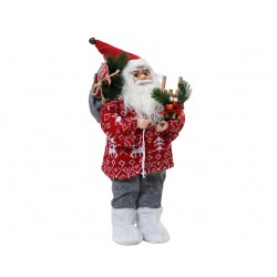 Père Noël Hotte+Luge Rouge...