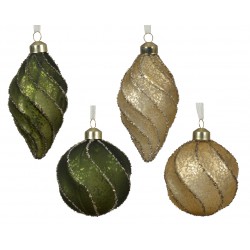 Boule Torsades Vert En...