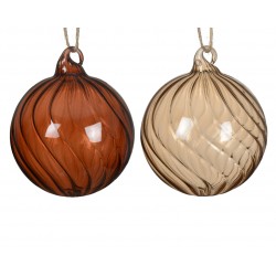 Boule Torsade Brun/Marron...