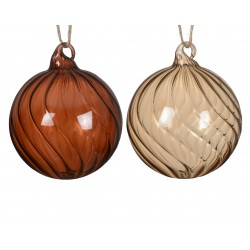Boule Torsade Brun/Marron...