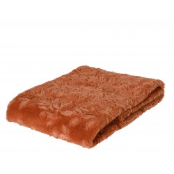 Plaid Feuilles Orange...