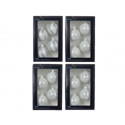 Boule Blanc En Verre Ø6 -...