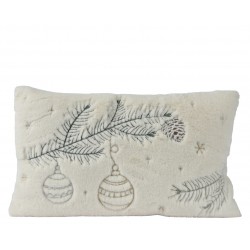 Coussin Broderie Sapin...