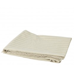 Nappe Rayée Beige 140X180...