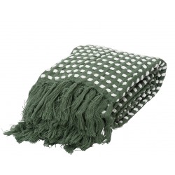 Plaid Carreaux Vert 170X130...