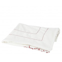 Nappe Broderie Blanc/Rouge...
