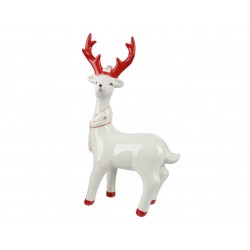 Cerf Rouge/Blanc H33.5 En...